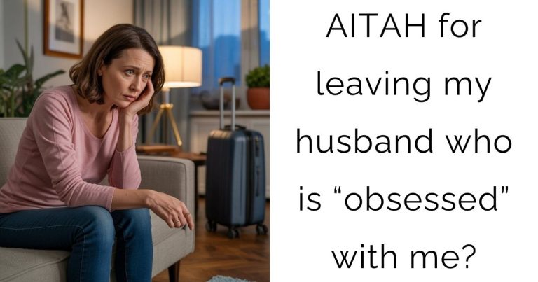 AITAH for leaving my husband who is “obsessed” with me?