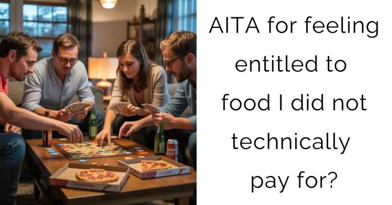 AITA for feeling entitled to food I did not technically pay for?