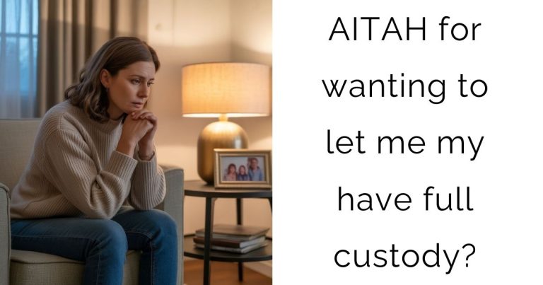 AITAH for wanting to let me my have full custody?