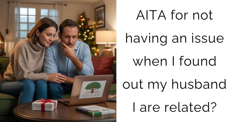 AITA for not having an issue when I found out my husband I are related?