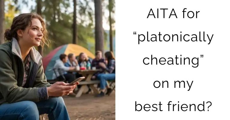 AITA for “platonically cheating” on my best friend?