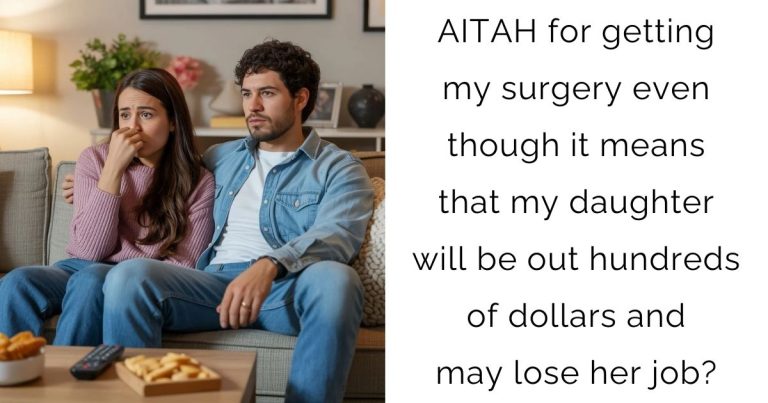 AITAH for getting my surgery even though it means that my daughter will be out hundreds of dollars and may lose her job?