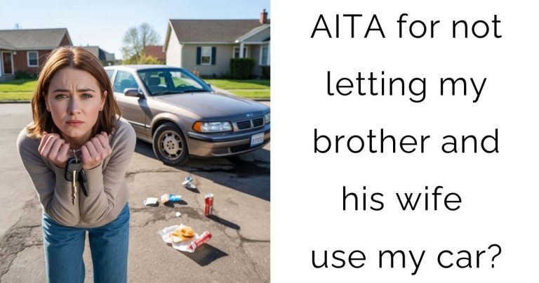 AITA for not letting my brother and his wife use my car?