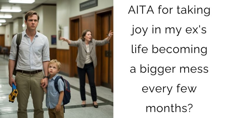 AITA for taking joy in my ex’s life becoming a bigger mess every few months?