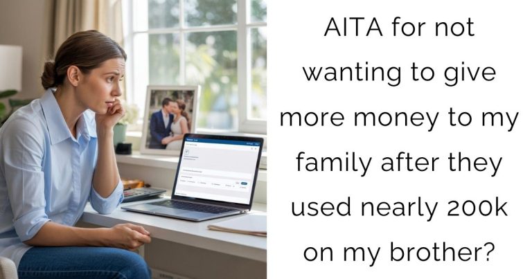 AITA for not wanting to give more money to my family after they used nearly 200k on my brother?