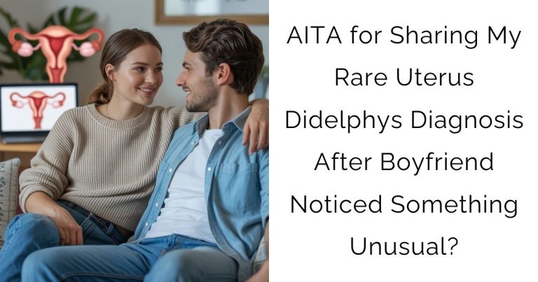 AITA for Sharing My Rare Uterus Didelphys Diagnosis After Boyfriend Noticed Something Unusual?