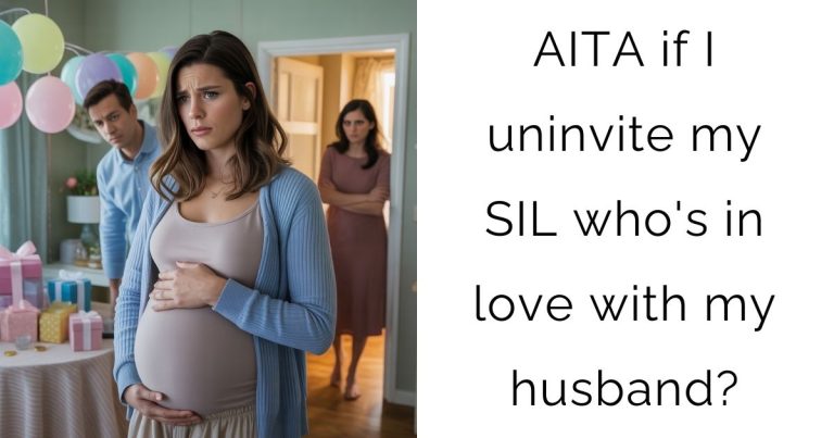 AITA if I uninvite my SIL who’s in love with my husband?