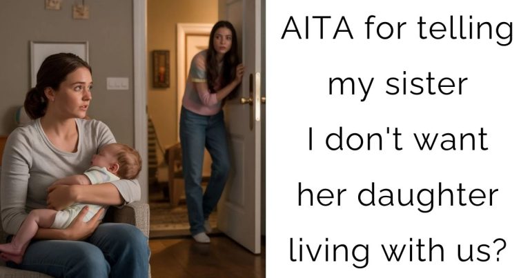 AITA for telling my sister I don’t want her daughter living with us?