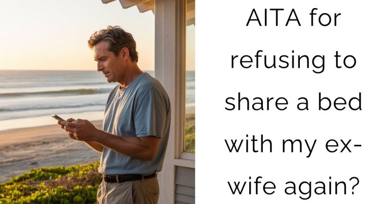 AITA for refusing to share a bed with my ex-wife again?