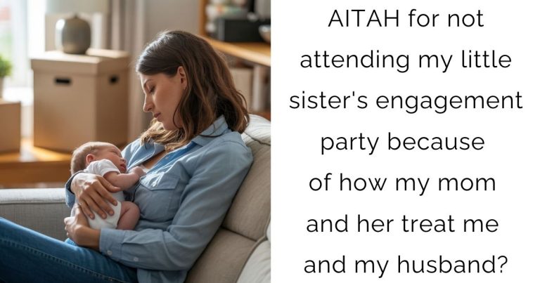 AITAH for not attending my little sister’s engagement party because of how my mom and her treat me and my husband?