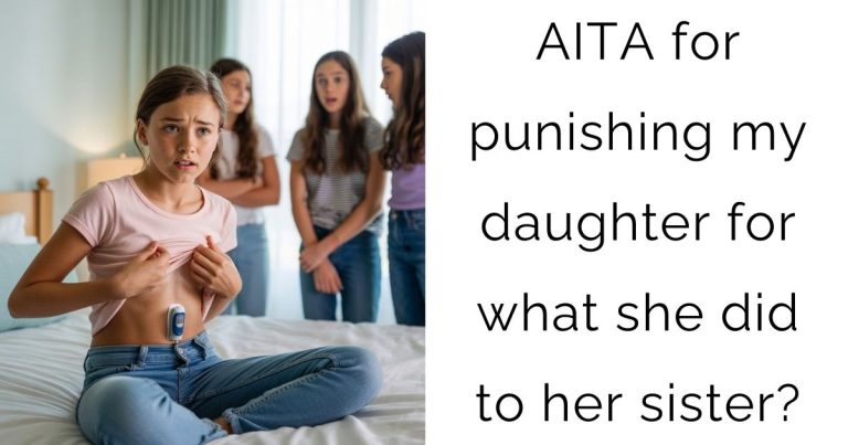 AITA for punishing my daughter for what she did to her sister?