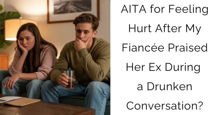AITA for Feeling Hurt After My Fiancée Praised Her Ex During a Drunken Conversation?
