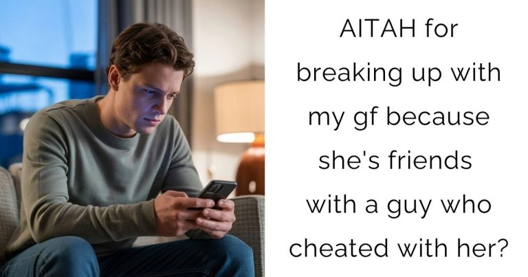 AITAH for breaking up with my gf because she’s friends with a guy who cheated with her?