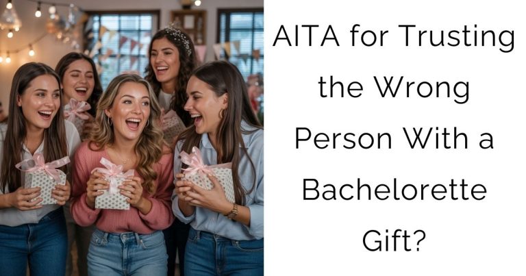 AITA for Trusting the Wrong Person With a Bachelorette Gift?