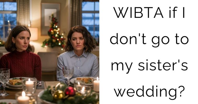 WIBTA if I don’t go to my sister’s wedding?