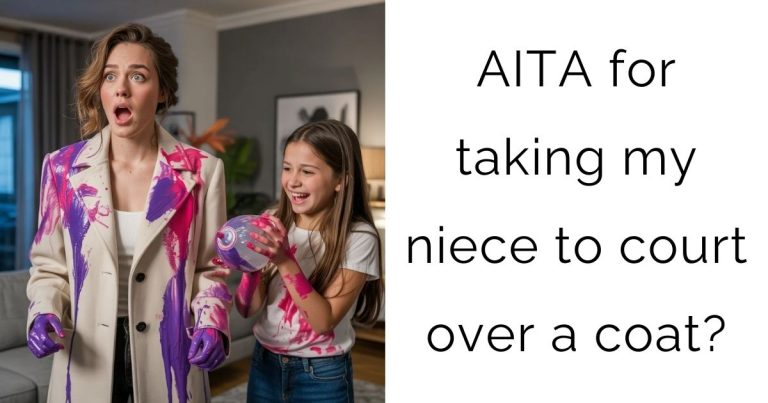 AITA for taking my niece to court over a coat?