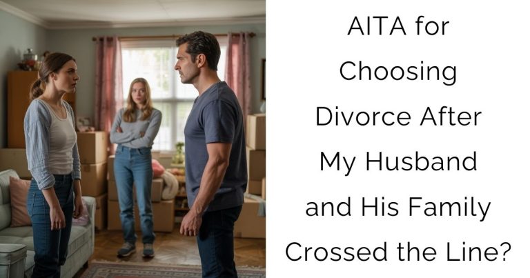 AITA for Choosing Divorce After My Husband and His Family Crossed the Line?