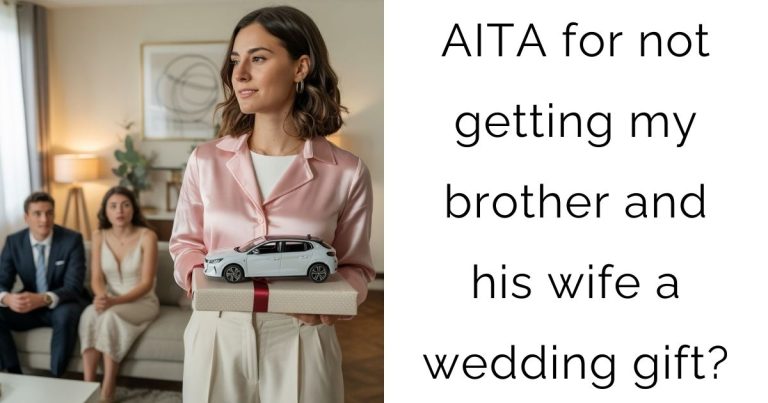 AITA for not getting my brother and his wife a wedding gift?