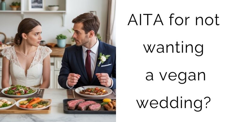 AITA for not wanting a vegan wedding?