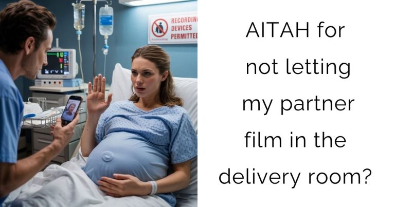 AITAH for not letting my partner film in the delivery room?