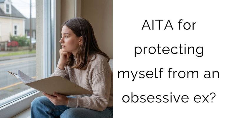 AITA for protecting myself from an obsessive ex?