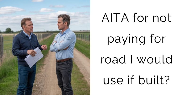 AITA for not paying for road I would use if built?