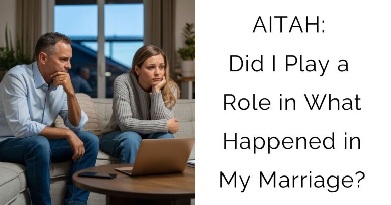 AITAH: Did I Play a Role in What Happened in My Marriage?