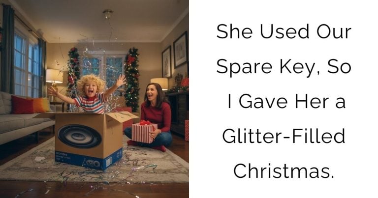 She Used Our Spare Key, So I Gave Her a Glitter-Filled Christmas.