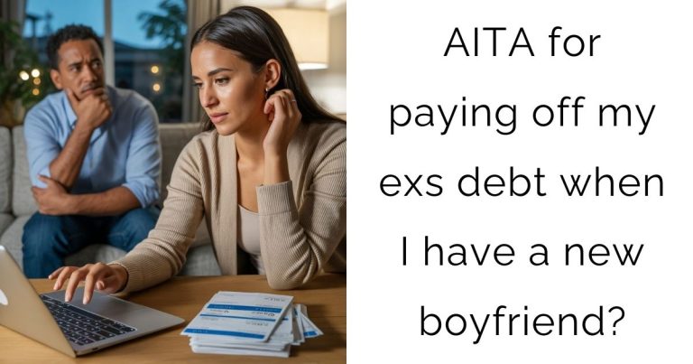 AITA for paying off my exs debt when I have a new boyfriend?