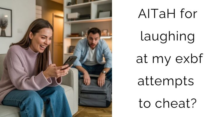 AITaH for laughing at my exbf attempts to cheat?