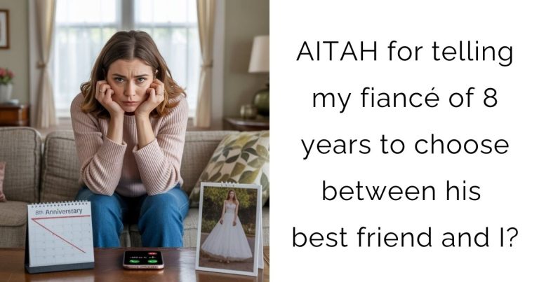 AITAH for telling my fiancé of 8 years to choose between his best friend and I?