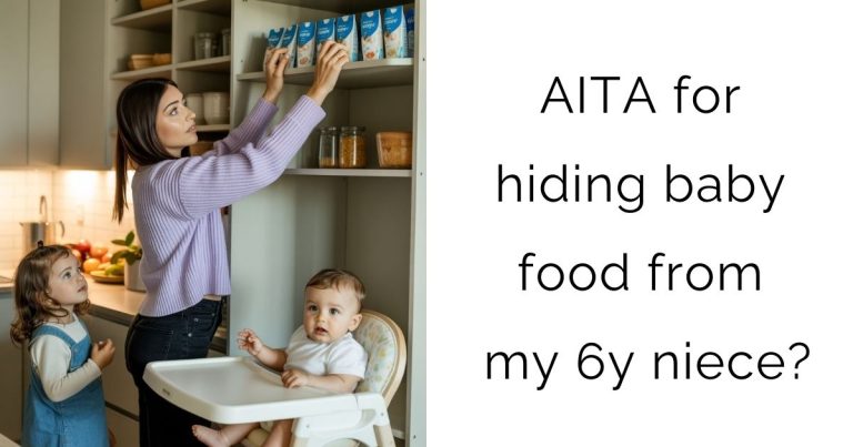 AITA for hiding baby food from my 6y niece?