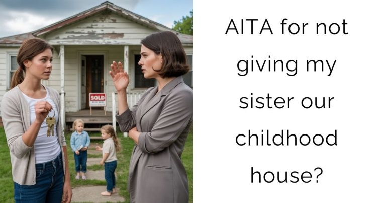 AITA for not giving my sister our childhood house?