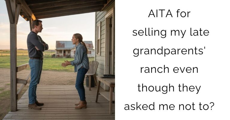 AITA for selling my late grandparents’ ranch even though they asked me not to?