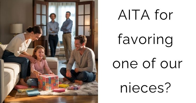 AITA for favoring one of our nieces?