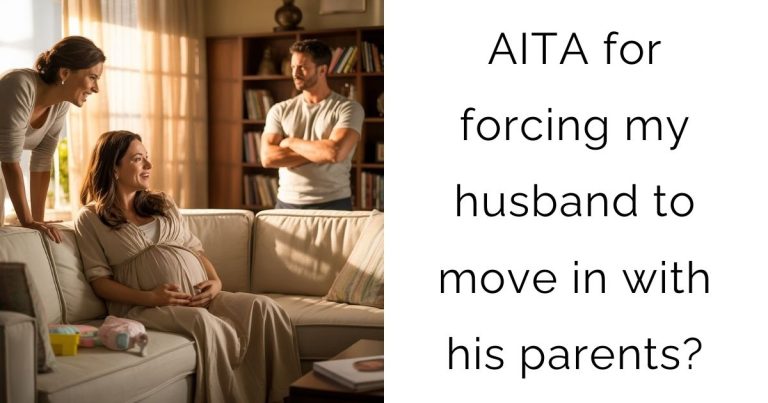 AITA for forcing my husband to move in with his parents?