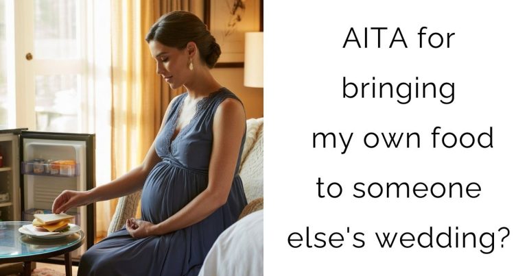 AITA for bringing my own food to someone else’s wedding?
