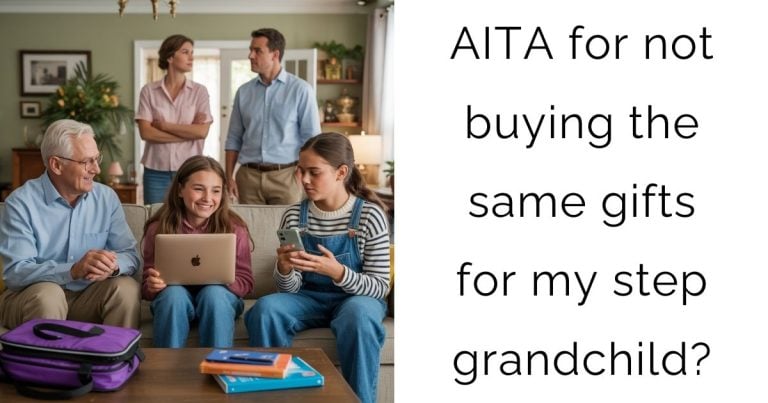 AITA for not buying the same gifts for my step grandchild?