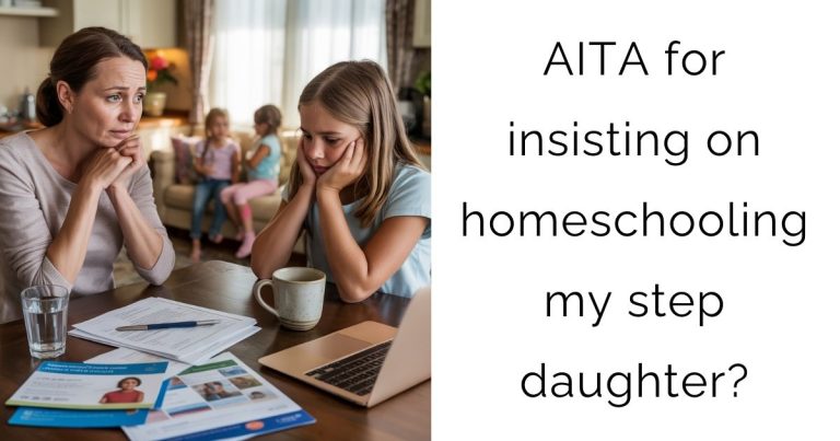 AITA for insisting on homeschooling my step daughter?