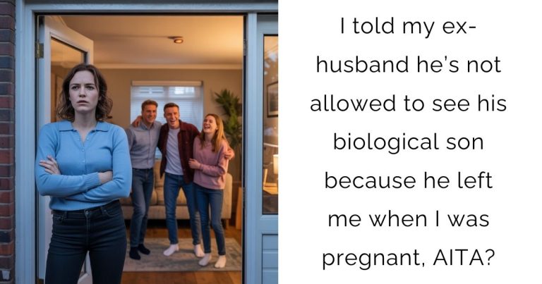 I told my ex-husband he’s not allowed to see his biological son because he left me when I was pregnant, AITA?