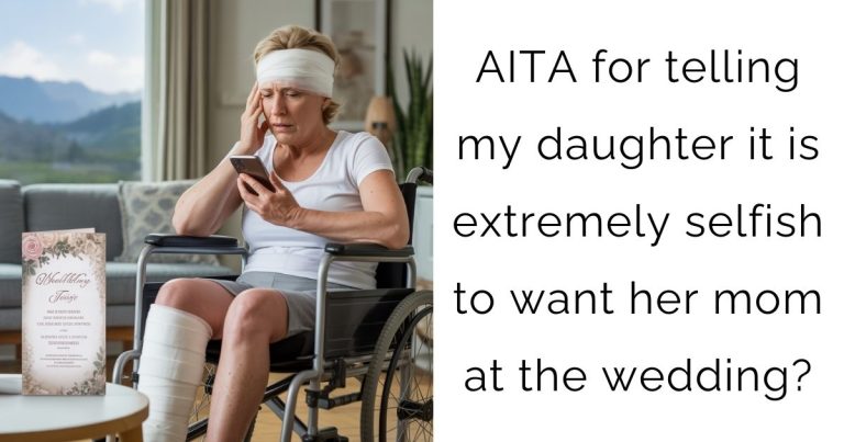 AITA for telling my daughter it is extremely selfish to want her mom at the wedding?