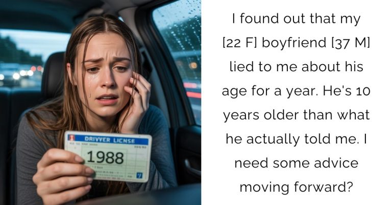 I found out that my [22 F] boyfriend [37 M] lied to me about his age for a year. He’s 10 years older than what he actually told me. I need some advice moving forward?