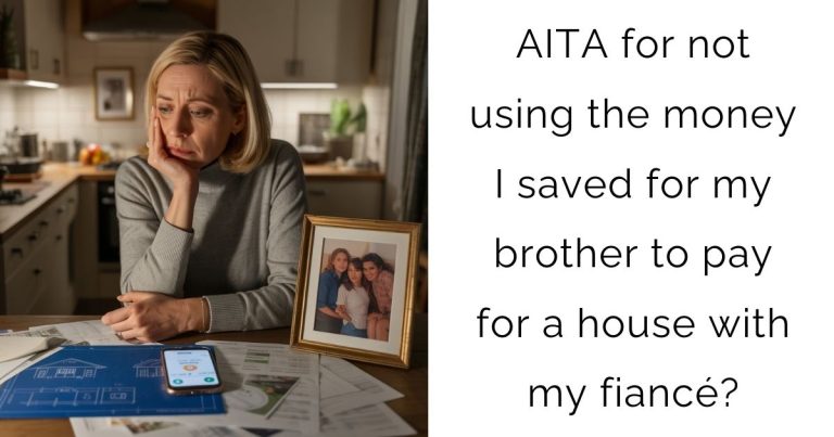 AITA for not using the money I saved for my brother to pay for a house with my fiancé?