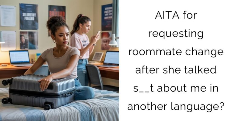 AITA for requesting roommate change after she talked s__t about me in another language?