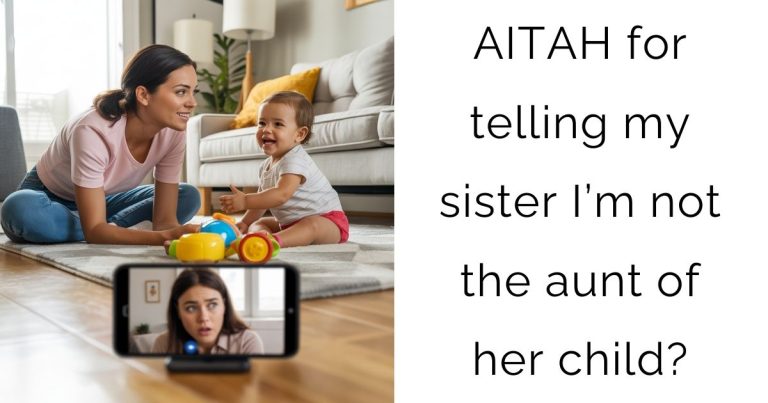 AITAH for telling my sister I’m not the aunt of her child?