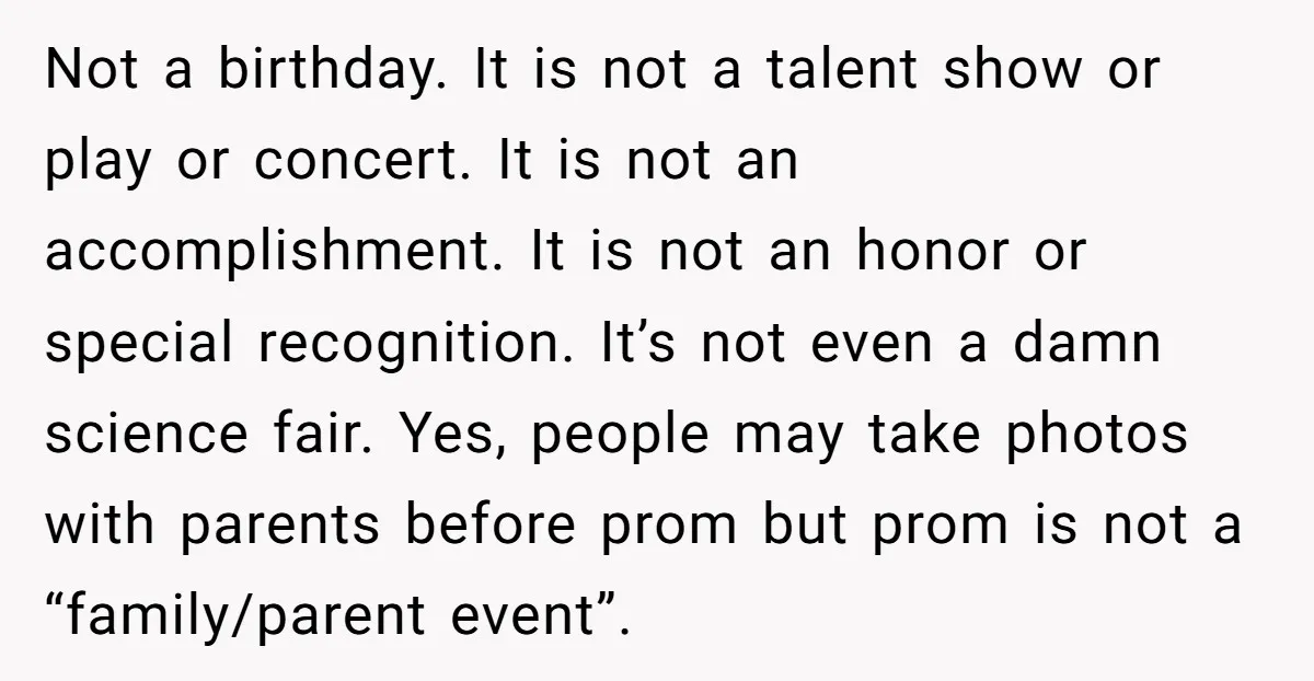 Not a birthday. It is not a talent show or play or concert. It is not an accomplishment. It is not an honor or special recognition. It’s not even a...
