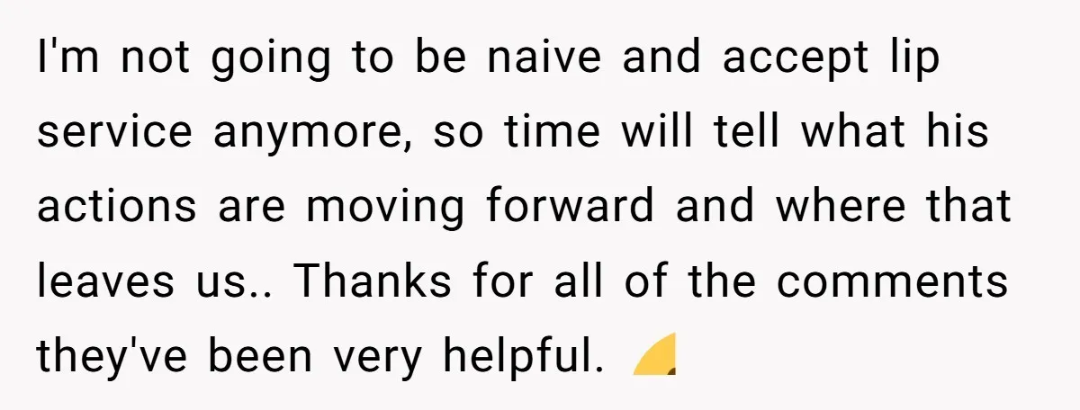 I'm not going to be naive and accept lip service anymore, so time will tell what his actions are moving forward and where that leaves us.. Thanks for all of...
