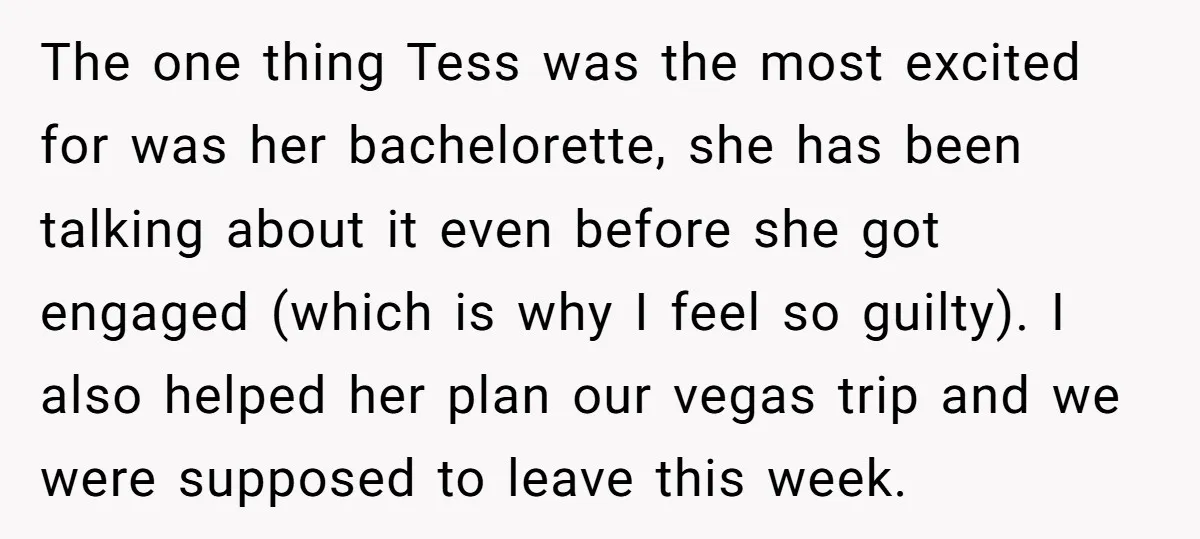 The one thing Tess was the most excited for was her bachelorette, she has been talking about it even before she got engaged (which is why I feel so guilty)....