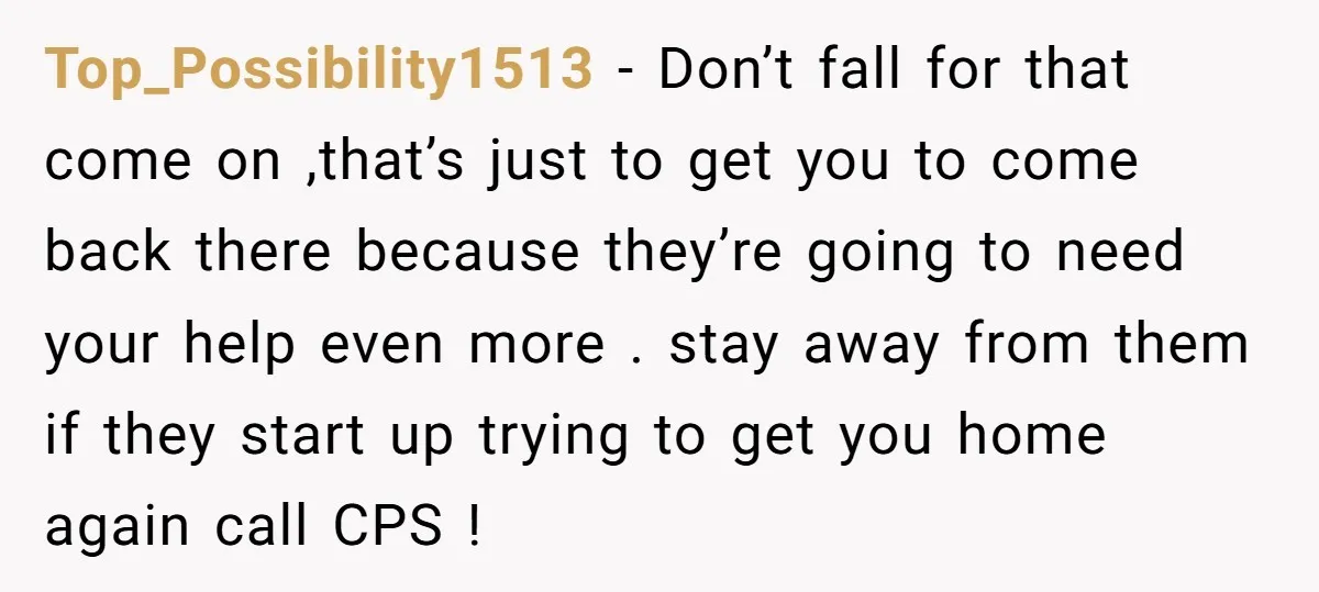 Top_Possibility1513 - Don’t fall for that come on ,that’s just to get you to come back there because they’re going to need your help even more . stay away from...