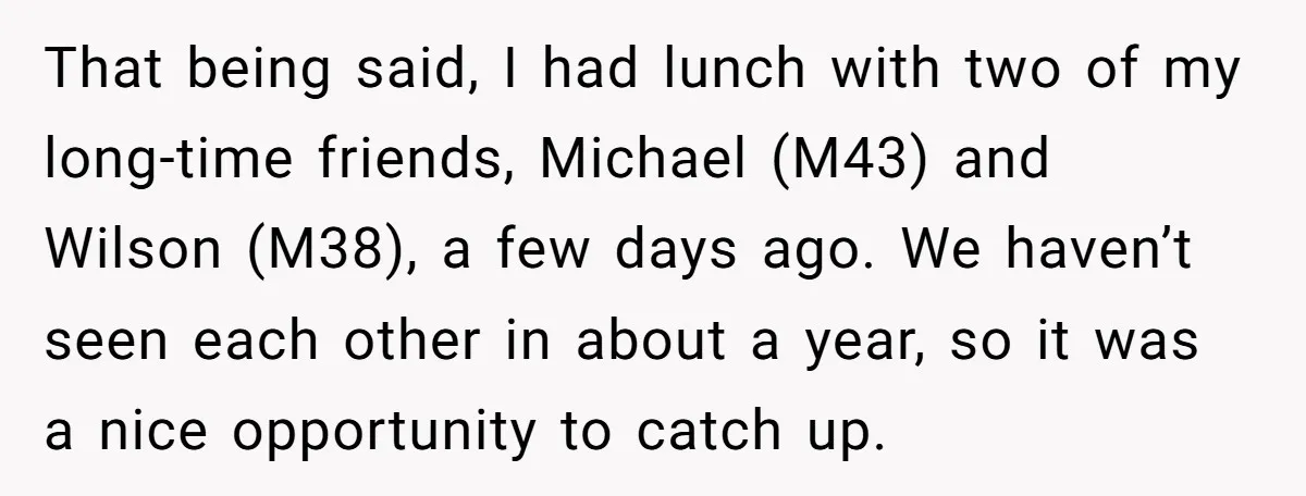 That being said, I had lunch with two of my long-time friends, Michael (M43) and Wilson (M38), a few days ago. We haven’t seen each other in about a year,...